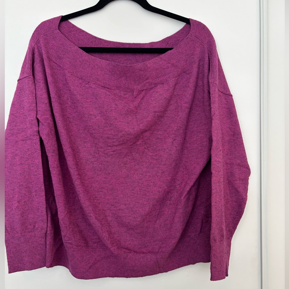 Reitmans Purple Crew Neck Sweater